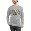 Jesus with Palms - Bella + Canvas | Unisex Long Sleeve Tee Shirt - Image 5