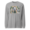 Jesus with Palms - Bella + Canvas | Unisex Long Sleeve Tee Shirt - Image 11