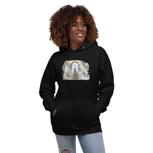 Jesus with Palms – Cotton Heritage M2580 | Unisex Hoodie