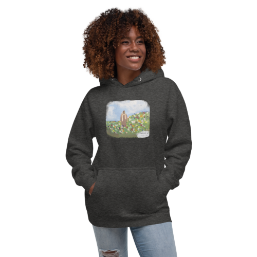 Jesus with Flowers – Cotton Heritage M2580 | Unisex Hoodie