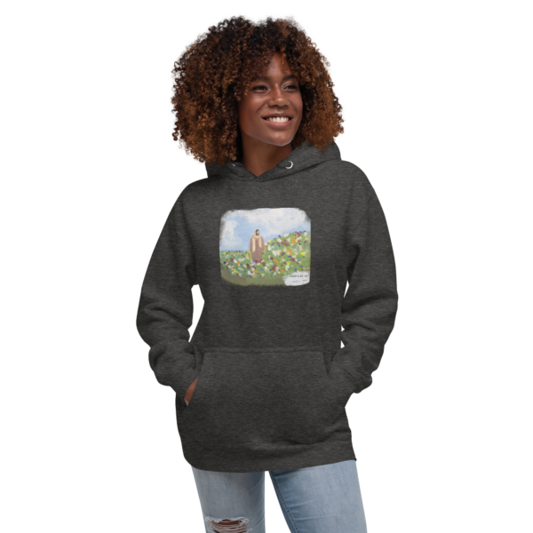 Jesus with Flowers – Cotton Heritage M2580 | Unisex Hoodie