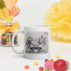 Wash Feet White Ceramic Glossy Mug - Image 2