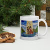 Jesus' Baptism White Ceramic Glossy Mug - Image 3