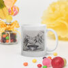 Wash Feet White Ceramic Glossy Mug - Image 3