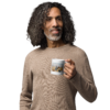 Wheat & Tare White Ceramic Glossy Mug - Image 5