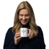Cross and Thorns White Ceramic Glossy Mug - Image 3