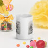 Wash Feet White Ceramic Glossy Mug - Image 7