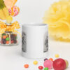 Wash Feet White Ceramic Glossy Mug - Image 9