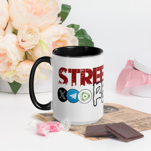 Street Talk/ Real Talk Mug with Color Inside