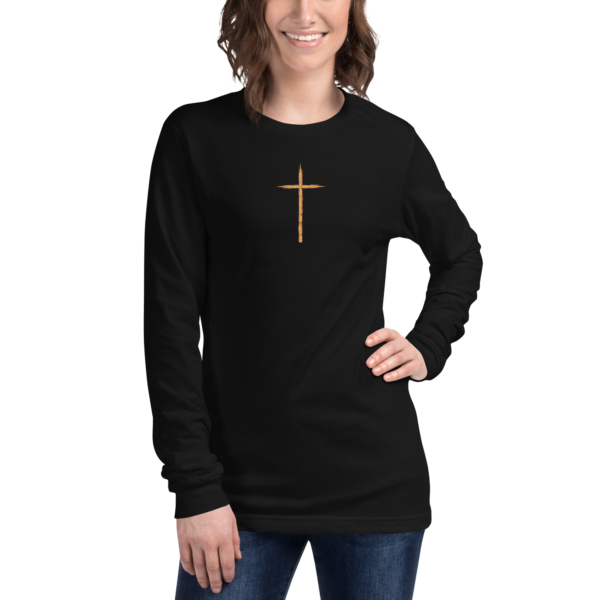 Fire Cross – Bella & Canvas 3501 | Unisex Long Sleeve Tee