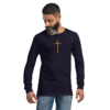 Fire Cross – Bella & Canvas 3501 | Unisex Long Sleeve Tee - Image 2