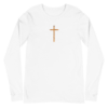 Fire Cross – Bella & Canvas 3501 | Unisex Long Sleeve Tee - Image 8
