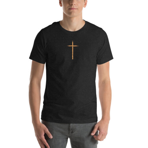 Fire Cross – Bella + Canvas 3001 | Unisex Short Sleeve T-Shirt with Tear Away Label