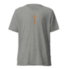 Fire Cross – Unisex Tri-Blend T-Shirt | Bella + Canvas 3413 - Image 7