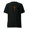 Fire Cross – Unisex Tri-Blend T-Shirt | Bella + Canvas 3413 - Image 5