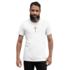 Fire Cross – Unisex Tri-Blend T-Shirt | Bella + Canvas 3413 - Image 4