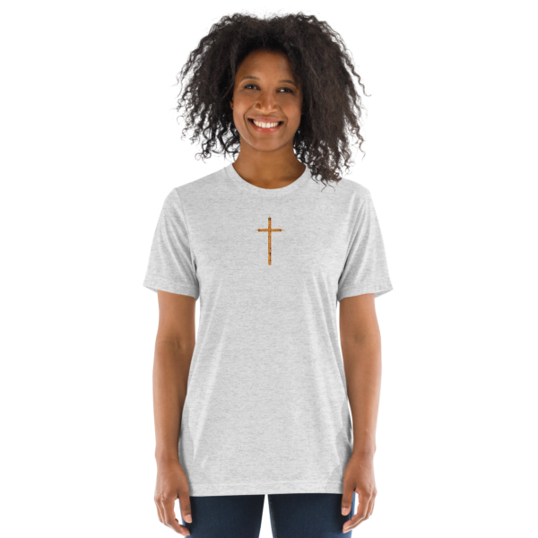 Fire Cross – Unisex Tri-Blend T-Shirt | Bella + Canvas 3413
