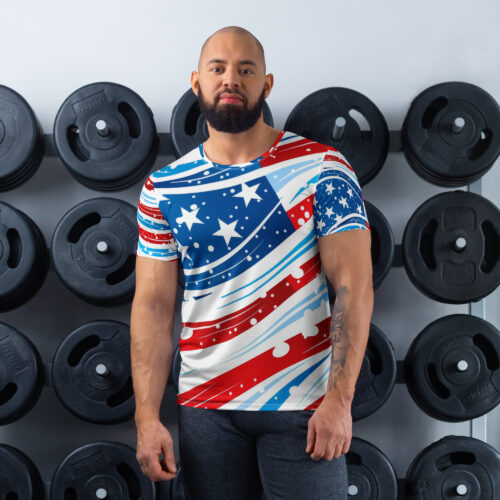 Men's Patriotic All-Over Print T-Shirt
