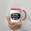 STN - Street Talk Network Ceramic Coffee Mug with Color Inside - Image 4