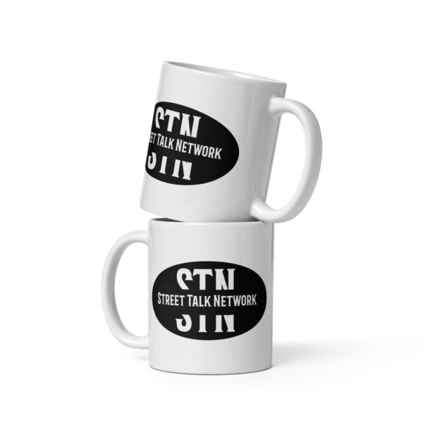STN - Street Talk Network White Ceramic Coffee Mug